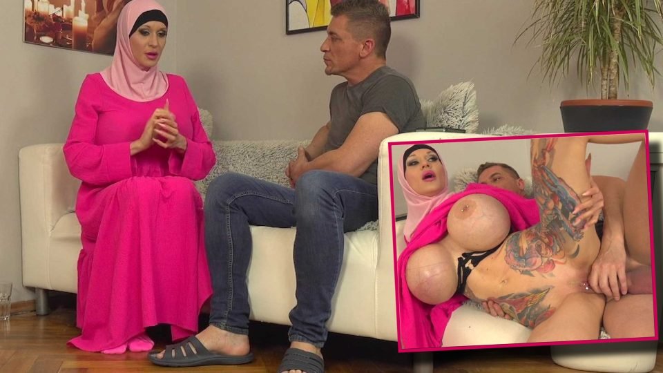 SexWithMuslims – Tanya Virago – Milf bitch in pink loves licking her juicy pussy