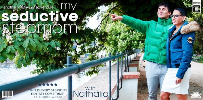 MatureNL – Fucking my bloody hot seductive Czech Stepmom Nathalia on my fathers couch and she loves it