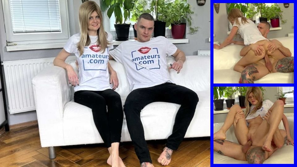 AmateriPremium – Lana Watson – Blonde milf wants to try sex with a porn actor