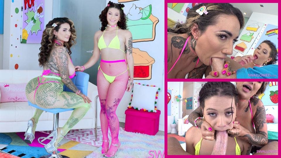 Swallowed – Arabelle Raphael, Nicole Luva – Nicole & Arabelle’S Summertime Suck Fest
