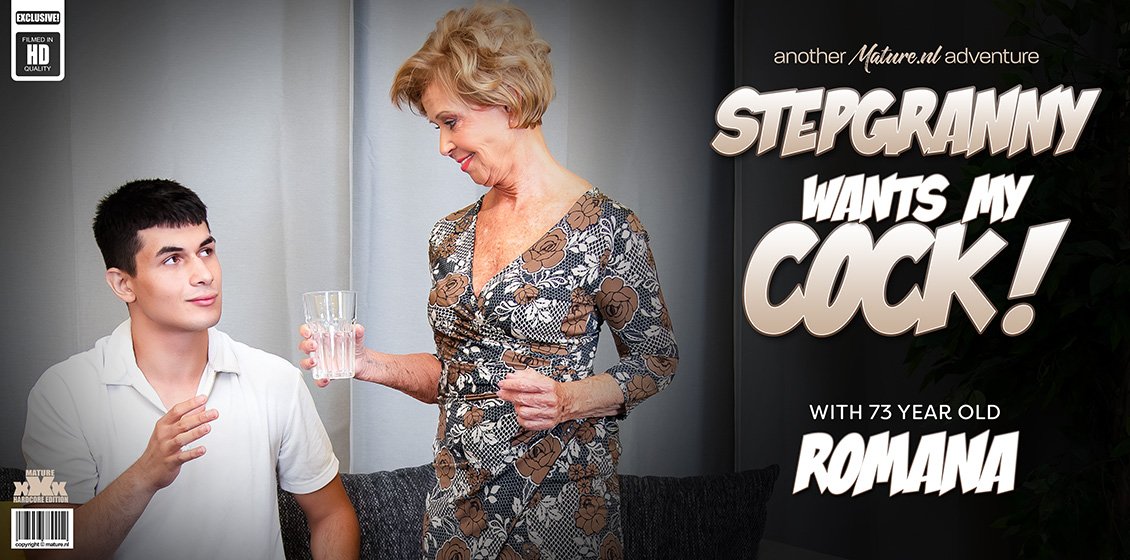 MatureNL – 21 year old Toyboy fucking his very willingly stepgrandma, the 73 year old cockhungry