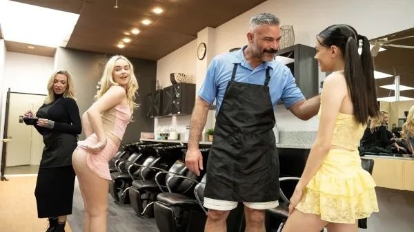 [RKPrime] – Selena Love And Khloe Kingsley – Hair Salon Sex