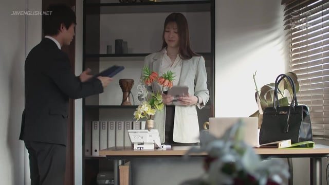 Sharing a room with a beautiful female president on a business trip…