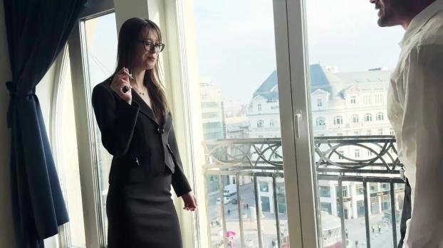 Mia Devil (30 years old, a lustful flight attendant