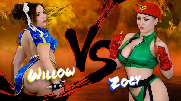 [TeamSkeetSingles] Willow Ryder vs Zoey Uso! Fight! (Street Fighter Parody)
